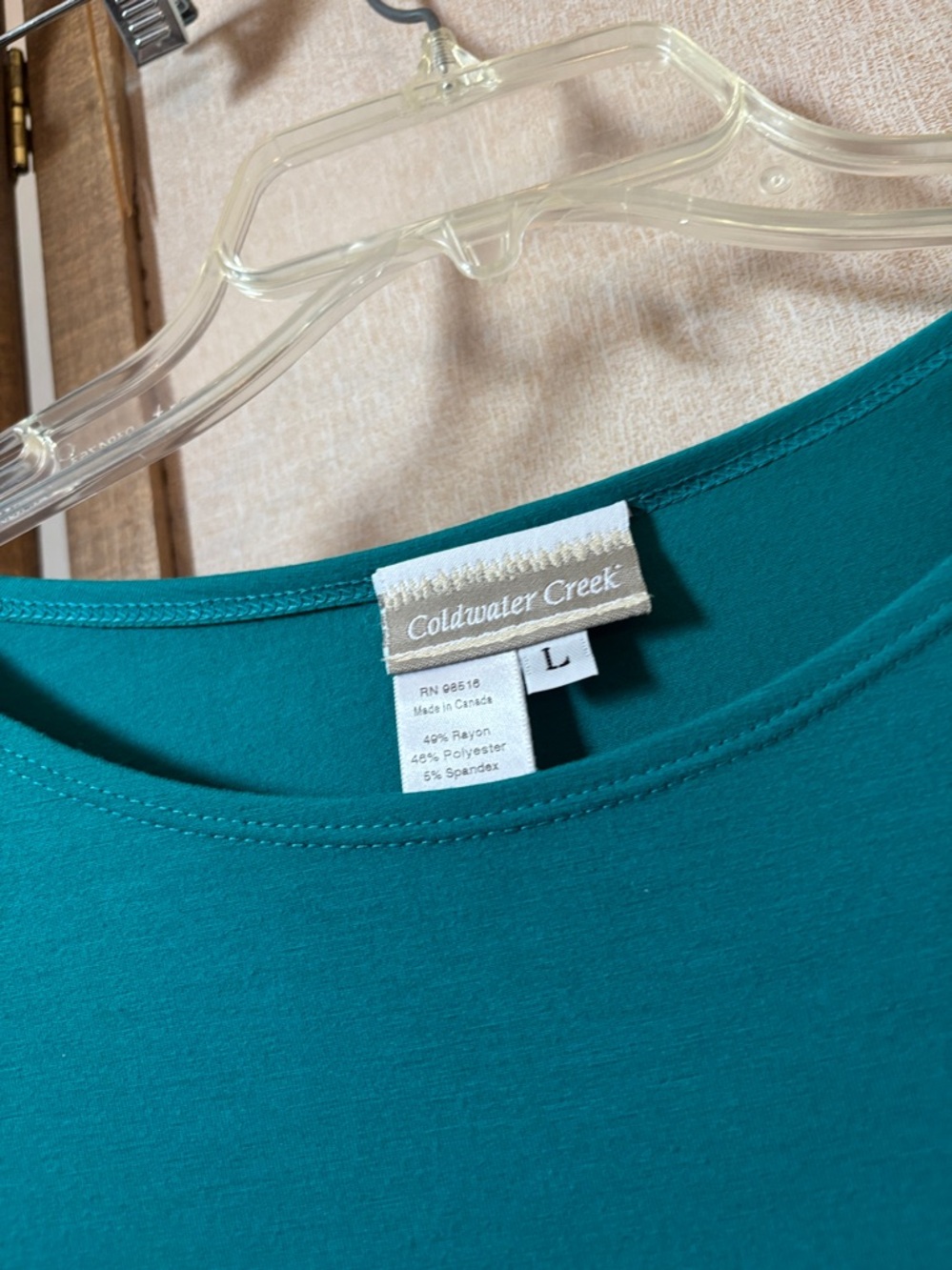 Coldwater Creek Sleeveless Knit Top Large - Picture 2 of 3